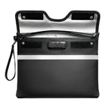 OTN-38 RFID Brandsikker dokumentpose med kombinationslås 37,5 x 29,5 cm - Sort