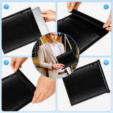 Set of 5 Fireproof OTN-5 RFID Signal Blocking Bags - Black