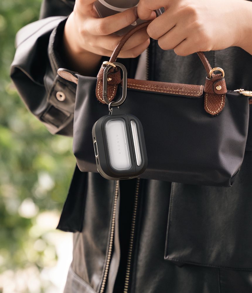 Ringke UX Magnetisk Case til AirPods Pro 3 - sort og klar