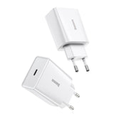 Baseus Speed Mini hurtigoplader, USB-C, PD, 3A, 20W (hvid)
