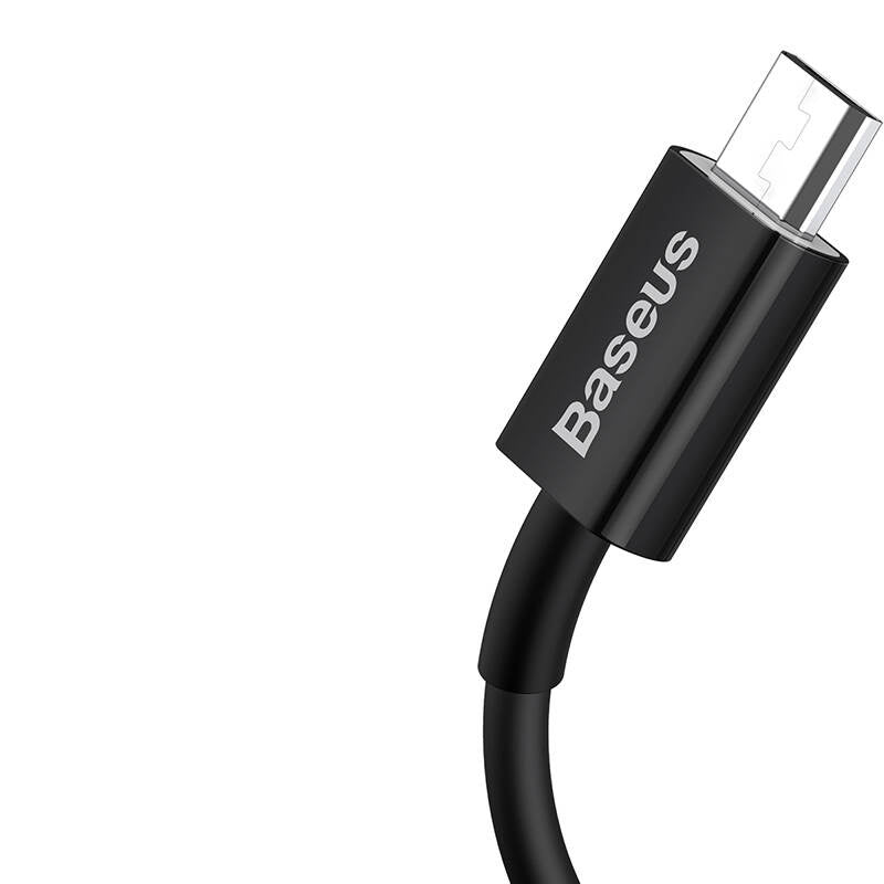Baseus Superior-serien Kabel USB til micro USB, 2A, 1m (sort)