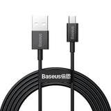Baseus Superior-serien Kabel USB til micro USB, 2A, 2m (sort)
