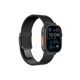 AmazingThing Titan Premium Metal Band til AppleWatch 38/40/41/42/44/45/46/49 mm - sort