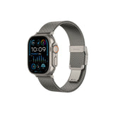 AmazingThing Titan Premium Metal Band til AppleWatch 38/40/41/42/44/45/46/49 mm - Sølv