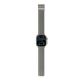 AmazingThing Titan Premium Metal Band til AppleWatch 38/40/41/42/44/45/46/49 mm - Sølv