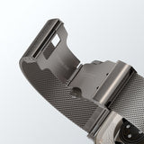 AmazingThing Titan Premium Metal Band til AppleWatch 38/40/41/42/44/45/46/49 mm - Sølv