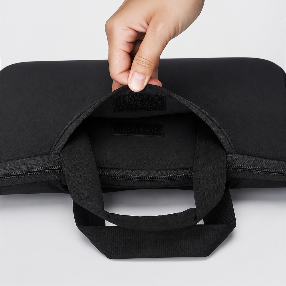 Wozinsky WNT-15B 15.6" Laptop Bag with Retractable Neoprene Handle - Black