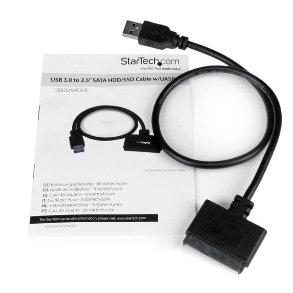 StarTech.com USB3S2SAT3CB dockingstation Sort