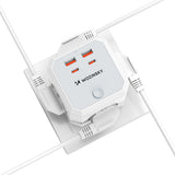 Wozinsky WKZ-4B Power Cube 4x AC 2x USB-A 2x USB-C PD 20 W 4000 W - White