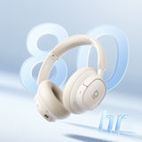 Baseus Bass BH1 NC Lite Wireless Over-Ear Headphones with ANC - White