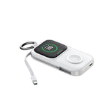 Joyroom JR-W19 5000mAh Powerbank med 5W trådløs uropladning - hvid