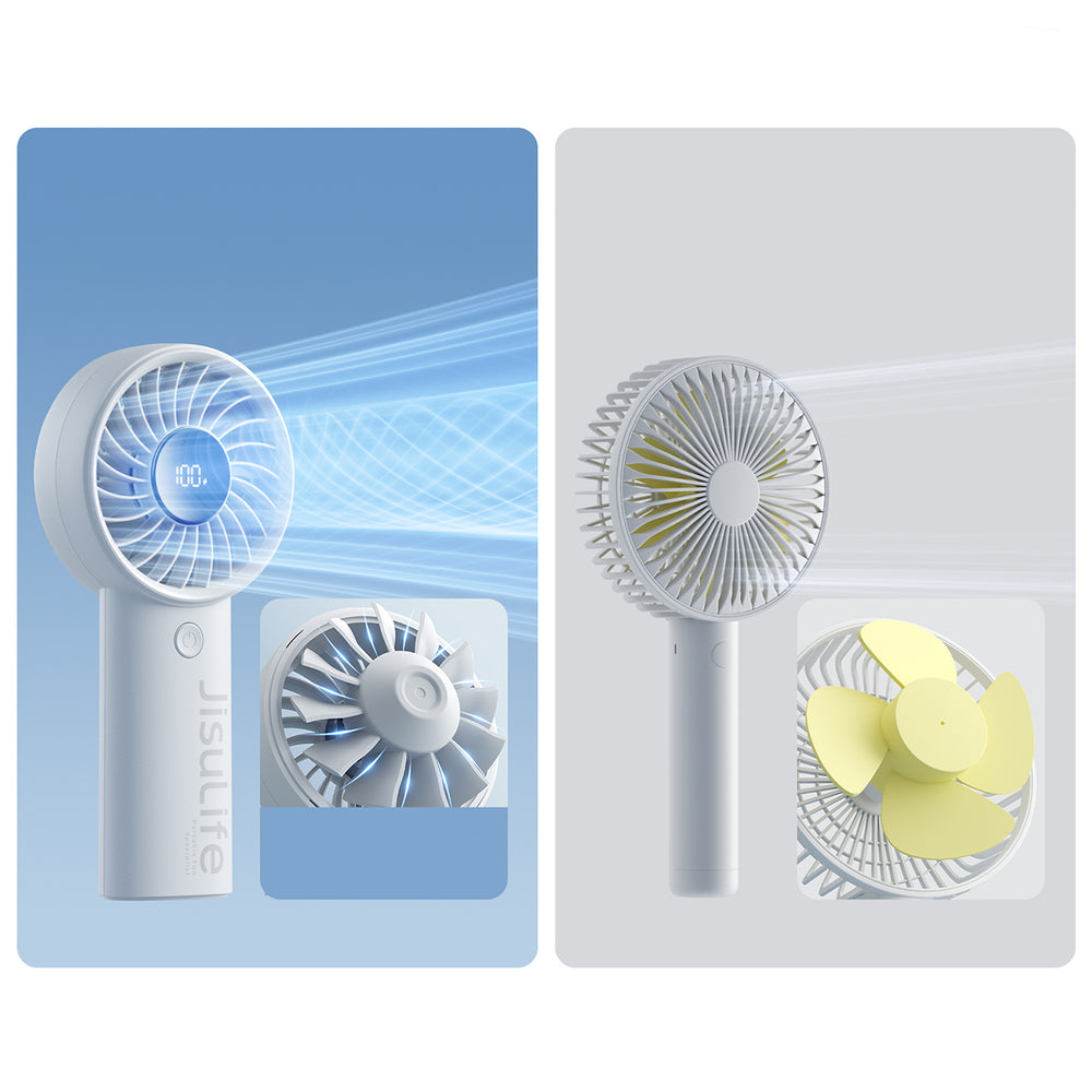 Jisulife Handheld Fan Life4 3600mAh Portable USB Fan - Gray