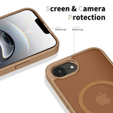 Tech-Protect BasicMag MagSafe Case til iPhone 16e / 17e - Brunt