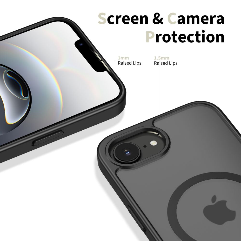 Tech-Protect BasicMag MagSafe Case til iPhone 16e / 17e - sort