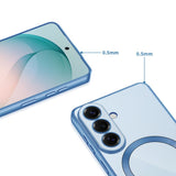 Tech-Protect MagFlex MagSafe Case til Samsung Galaxy S26 - gennemsigtig blå