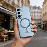 Tech-Protect MagFlex MagSafe Case til Samsung Galaxy S26 - gennemsigtig blå