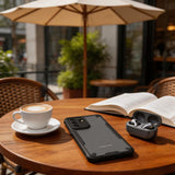 Tech-Protect Rugged Shield Case til Samsung Galaxy A37 5G - gennemskinneligt sort