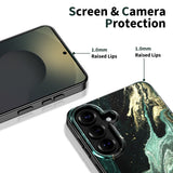Tech-Protect Lamano MagSafe Case til Samsung Galaxy A57 5G - sort og grøn