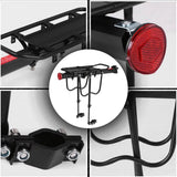 Wozinsky bike rack for 22-27" bikes, adjustable up to 50 kg - black