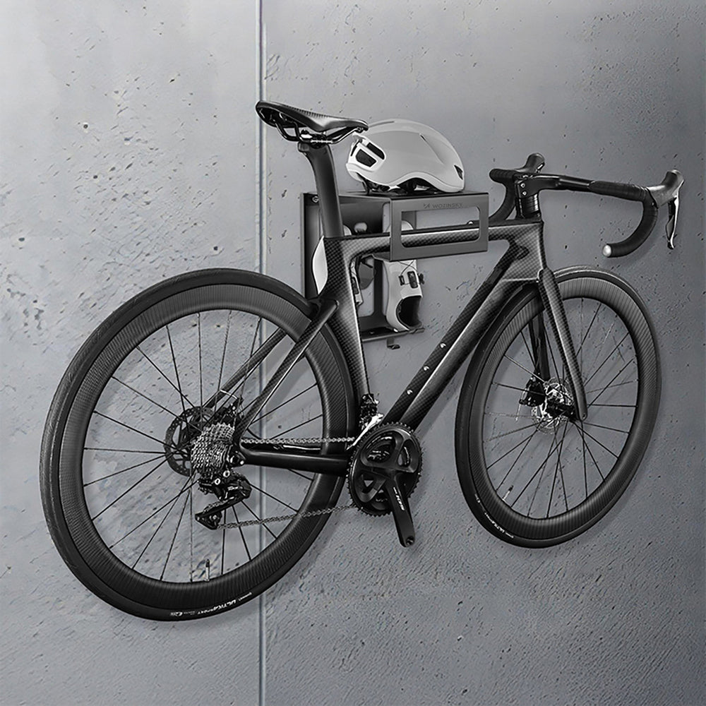 Wozinsky WSW-02S Bike Hanger for 16-29" Bikes with Mounting Kit - Black