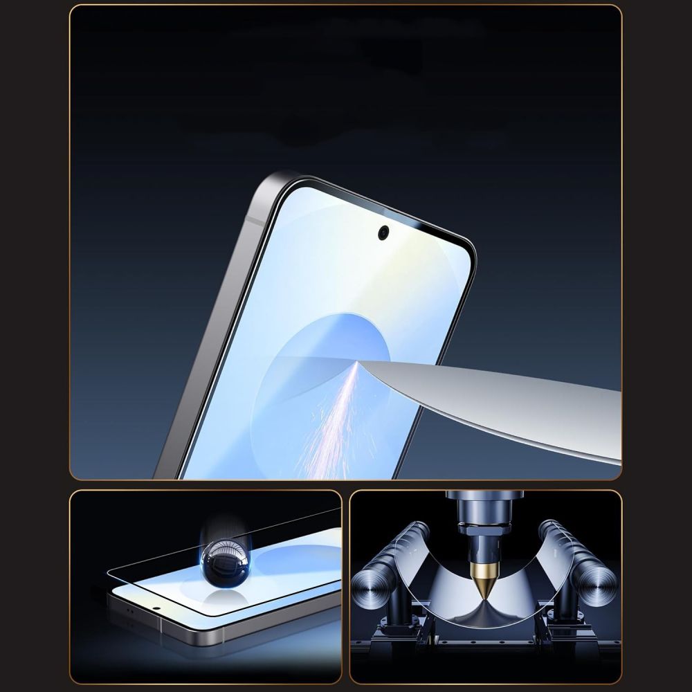 Tech-Protect Easy Set+ 3-pakke af hærdet glas til Samsung Galaxy S26 Ultra - sort