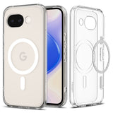 Spigen Ultra Hybrid Mag MagSafe Case til Google Pixel 10A - Klar og hvid