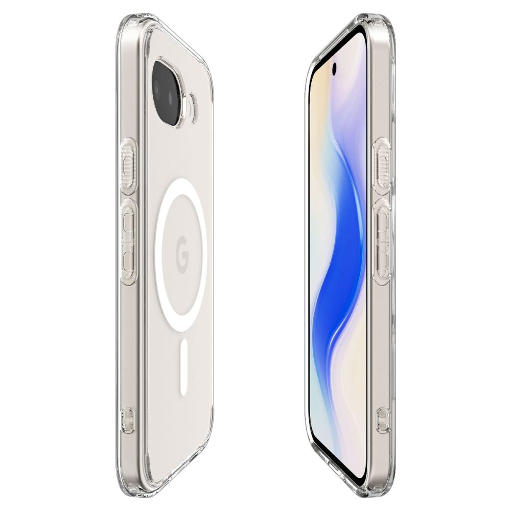 Spigen Ultra Hybrid Mag MagSafe Case til Google Pixel 10A - Klar og hvid