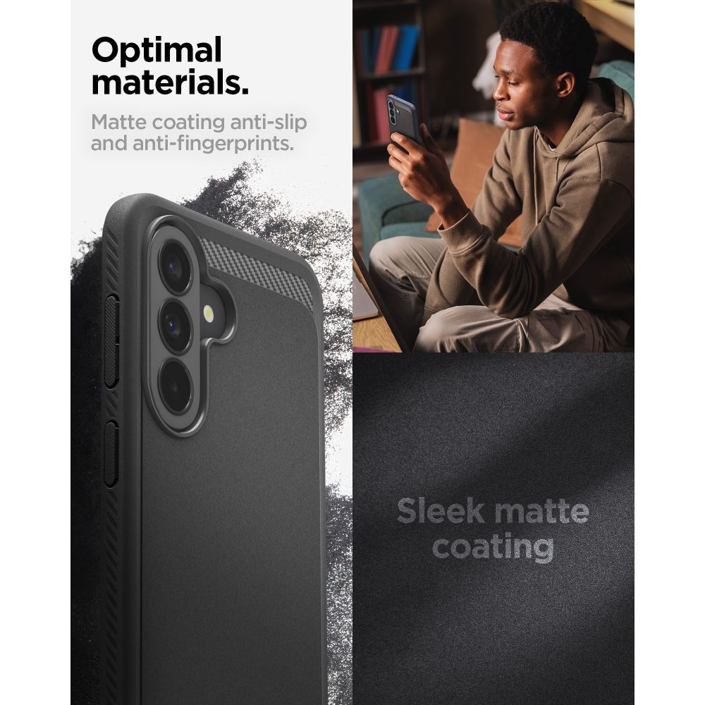 Spigen Rugged Armor Case til Samsung Galaxy A37 5G - sort