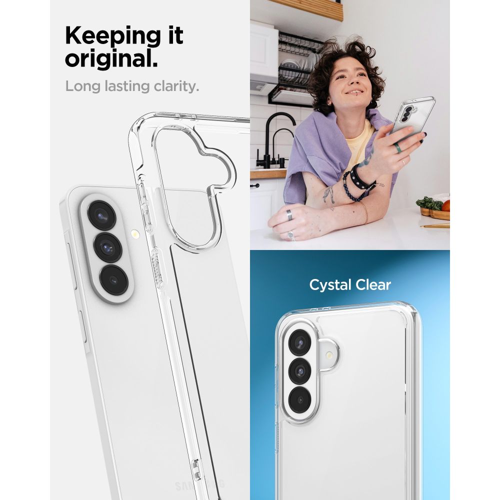 Spigen Ultra Hybrid Case til Samsung Galaxy A37 5G - Gennemsigtig