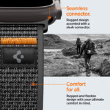 Spigen Athlex Air 2 rem til Apple Watch (44 / 45 / 46 / 49 mm) - sort og orange