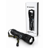 Wozinsky WLT-15W 15W 1500lm CREE IP65 Tactical Flashlight with Adjustable Beam - Black