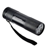 Wozinsky WLD-9L IP65 UV Flashlight for Trace Detection - Black
