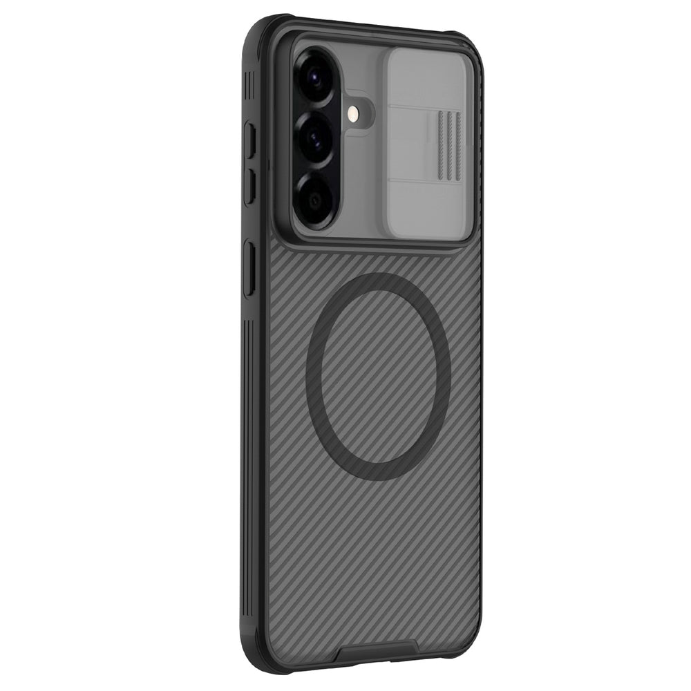 Nillkin CamShield Pro Magnetisk Case til Samsung Galaxy A57 5G - Gennemskinnelig sort