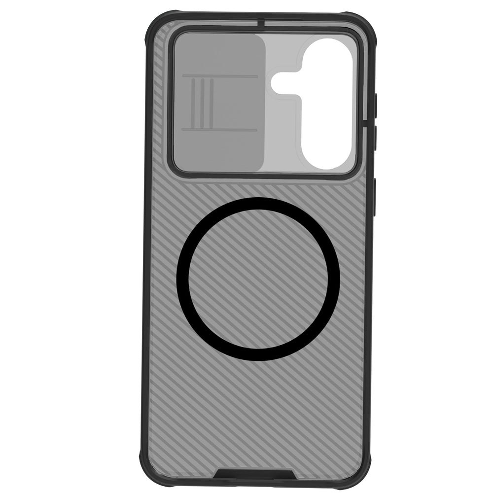 Nillkin CamShield Pro Magnetisk Case til Samsung Galaxy A57 5G - Gennemskinnelig sort