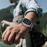 Tech-Protect Nylon Pro Strap til Apple Watch (44 / 45 / 46 / 49 mm) - Navy Blue