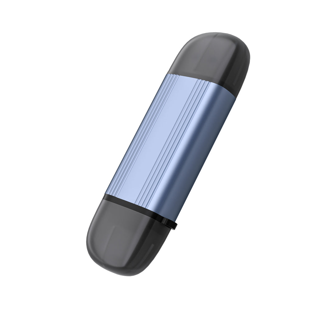 Wozinsky WCR-5G Memory Card Reader til SD og microSD USB-A 3.0 / USB-C 3.0 Aluminium - Grå