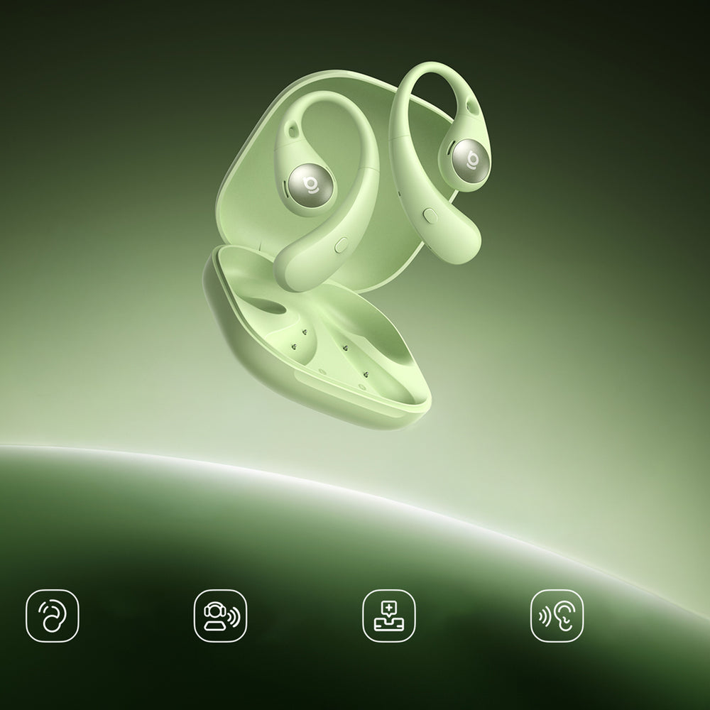 Baseus Eli Sport 2 OWS Wireless Headphones with Headband - Green