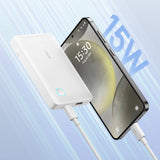 Baseus EnerFill FP11 10000mAh 15W Power Bank with White USB-C Cable 20V/3A 30cm - White
