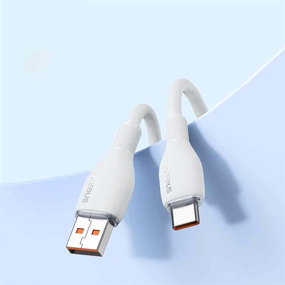 Baseus Pudding 100W USB-A - USB-C Cable 1.2m - White
