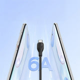 Baseus Pudding 100W USB-A - USB-C Cable 1.2m - Black