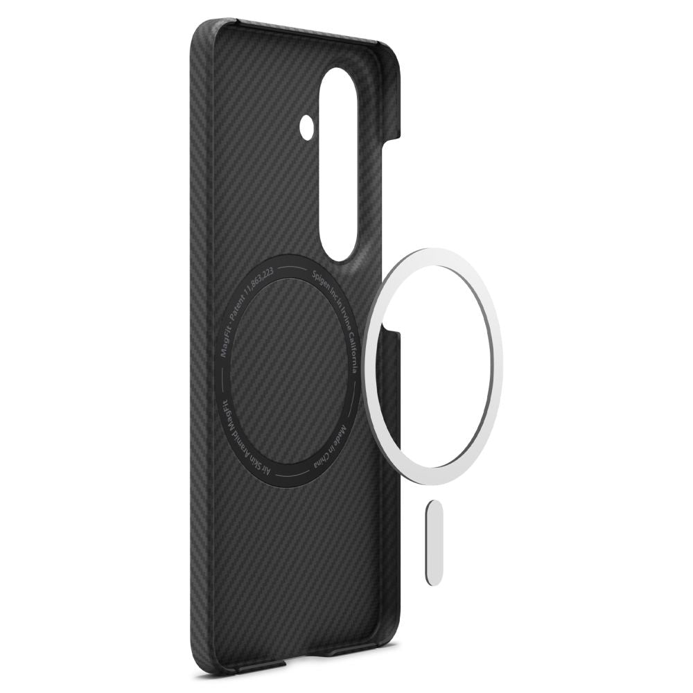 Spigen AirSkin Aramid Mag MagSafe Case til Samsung Galaxy S26 - sort