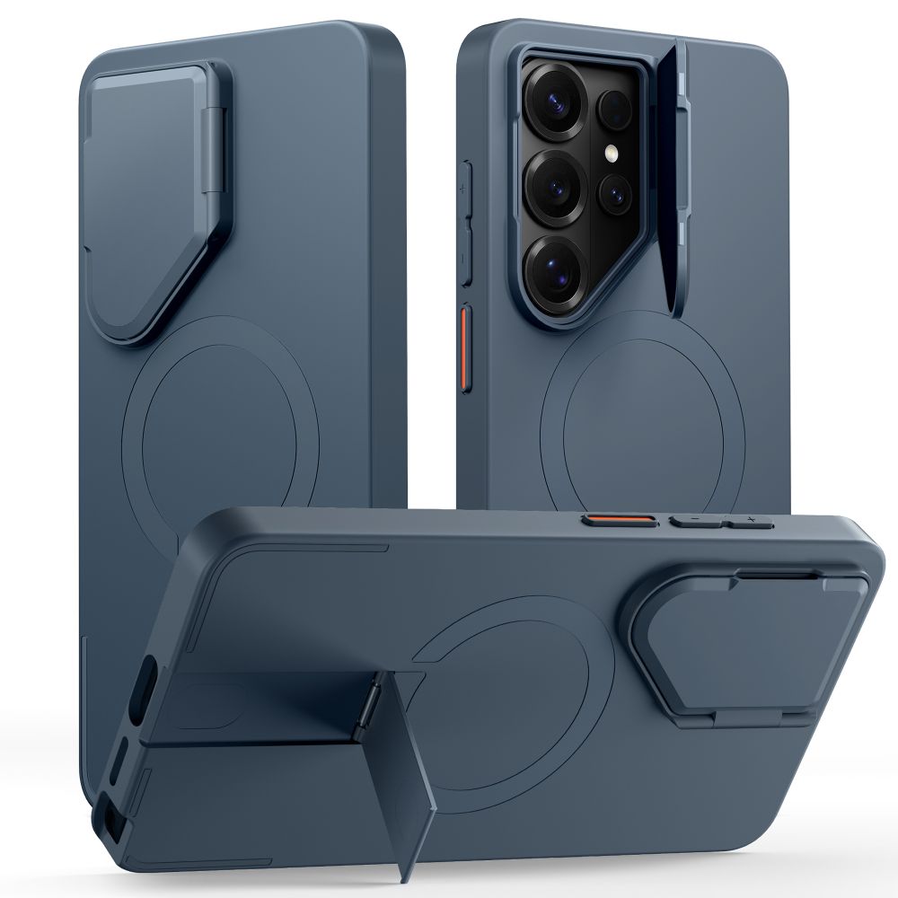 Tech-Protect Kevlar Aura MagSafe Case til Samsung Galaxy S26 Ultra - Navy Blue