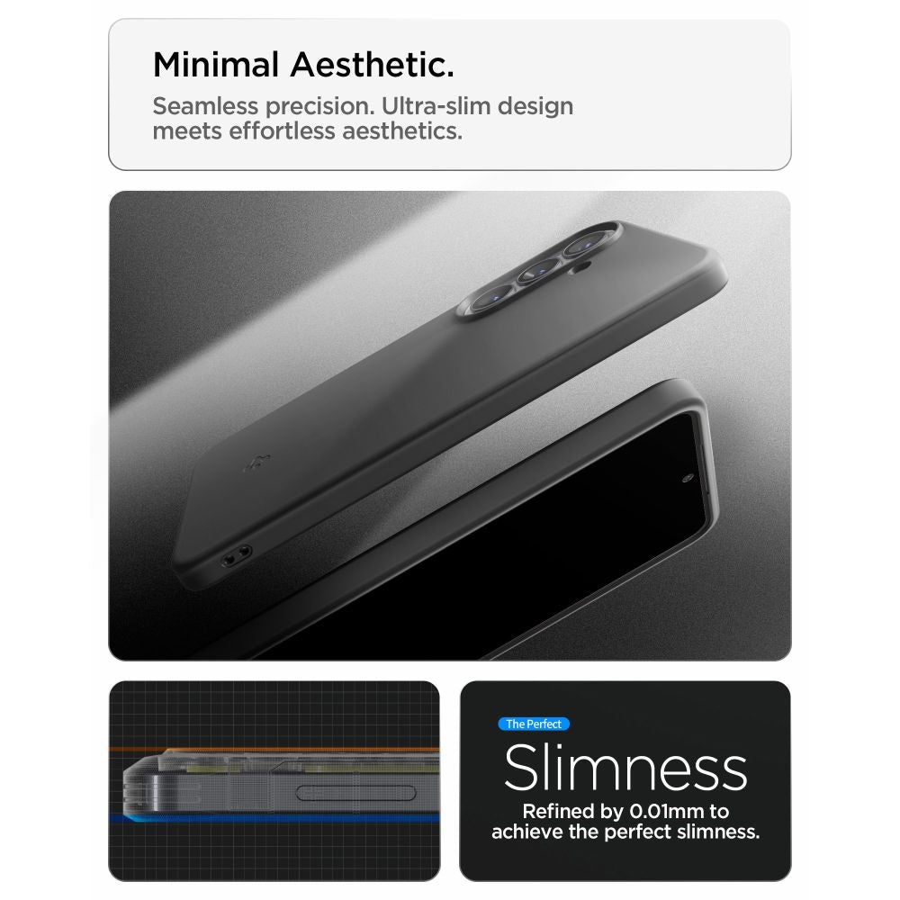 Spigen Thin Fit Mag MagSafena Samsung Galaxy S26 Case - sort