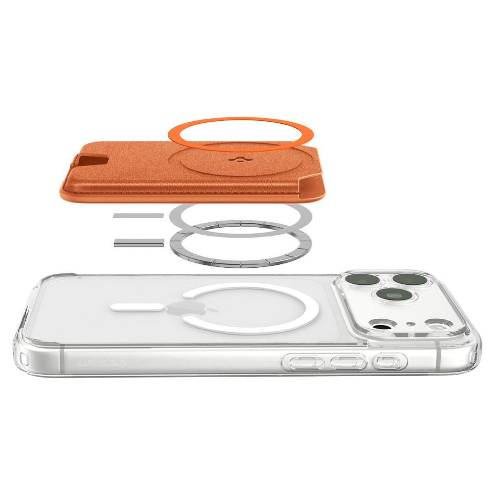 Spigen Valentinus MagFit+ MagSafe Magnetisk Telefon-Pung - Orange