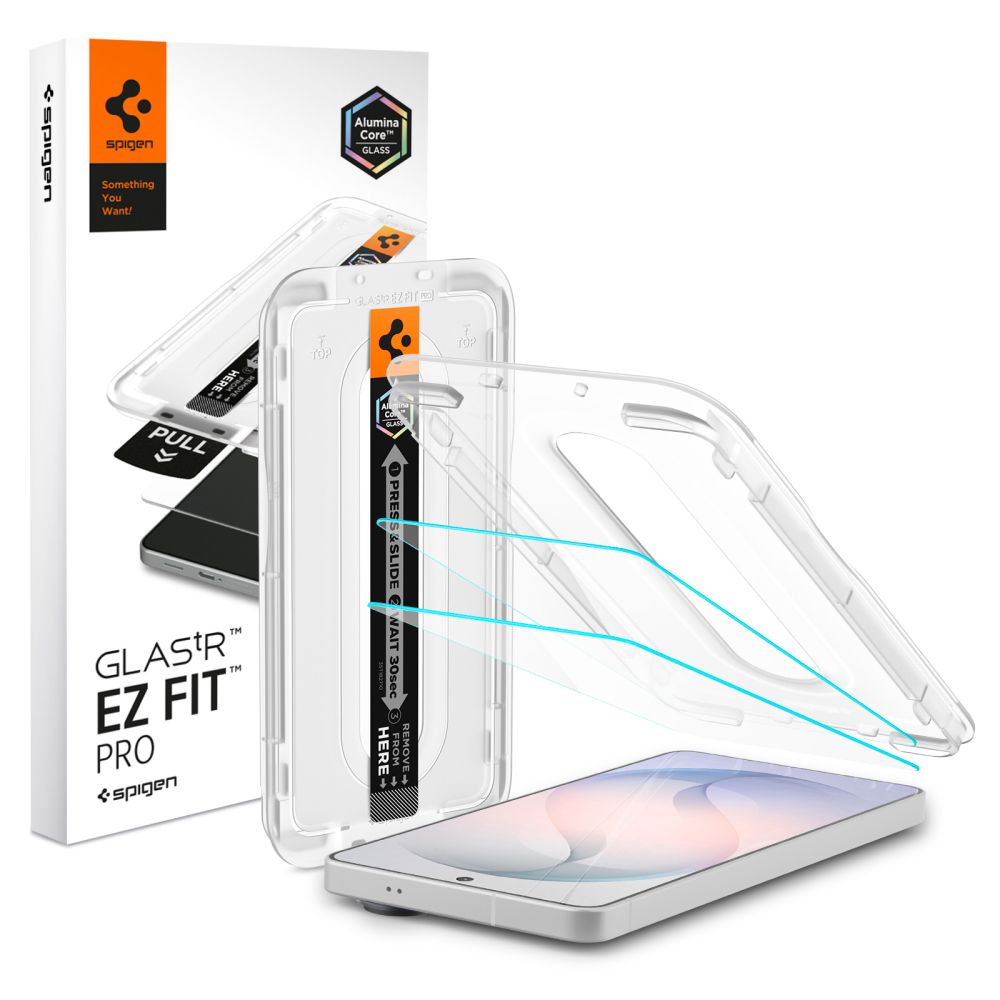 Spigen Glas.tR EZ Fit Pro AC Anti Reflection Temperet Glass 2-pakke til Samsung Galaxy S26