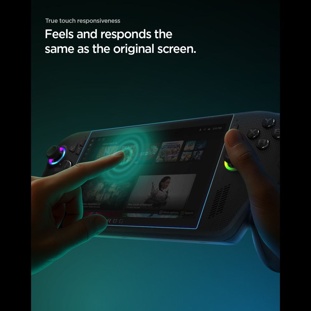 Spigen Glas.tR Slim tempereret glas 2-pakke til ROG Xbox Ally X (2024/2025) / ROG Xbox Ally (2025) / ROG Ally (2023) / MSI Claw 7 AI+