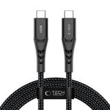 Tech-Protect Ultraboost UB11T USB-C / USB-C PD 100W / QC3.0 Kabel 200 cm - sort
