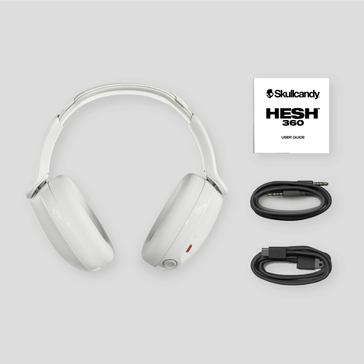 Skullcandy Hesh 360 Headset Kabel & trådløs Musik/hverdag USB Type-C Bluetooth Hvid