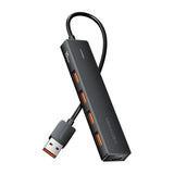Vention CHOBB interface hub USB 3.2 Gen 2 (3.1 Gen 2) Type-A 10000 Mbit/s Sort