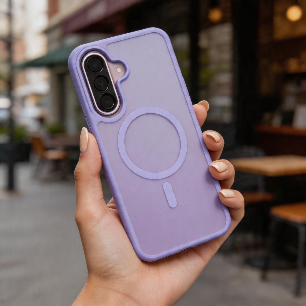 Tech-Protect Magmat MagSafe Case til Samsung Galaxy A57 5G - Matte Purple